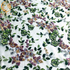 τρισδιάστατες ύφασμα δαντελλών λουλουδιών πλάτους 140cm/δαντέλλα κεντητικής λουλουδιών για το εγχώριο κλωστοϋφαντουργικό προϊόν