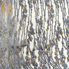 Η ζωηρόχρωμη κεντητική υφάσματος δαντελλών MDX Floral ακτινοβολεί διακόσμηση τσεκιών