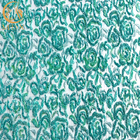 Προσαρμοσμένο πράσινο νυφικό χειροποίητο διακοσμημένο με χάντρες ύφασμα δαντελλών