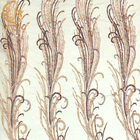 Μοντέρνη ρόδινη διακοσμημένη με χάντρες διακόσμηση τσεκιών υφάσματος δαντελλών για το φόρεμα