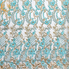 κεντητική μορφών φορεμάτων υφάσματος δαντελλών 140Cm Applique που διακοσμείται με χάντρες νυφική για το γάμο